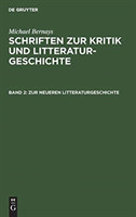 Zur Neueren Litteraturgeschichte