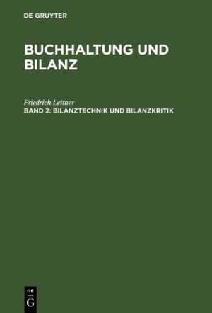 Bilanztechnik und Bilanzkritik