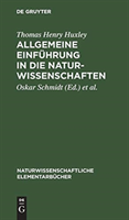 Allgemeine Einführung in die Naturwissenschaften