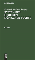 System des heutigen römischen Rechts