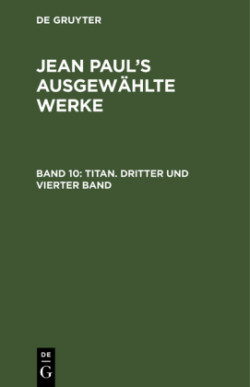 Titan. Dritter und vierter Band