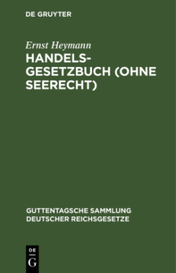 Handelsgesetzbuch (Ohne Seerecht)