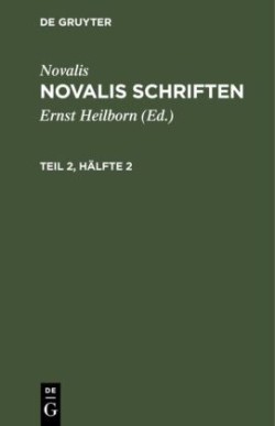 Novalis Schriften