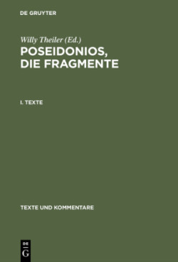 Poseidonios, die Fragmente, 2 Teile