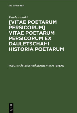 Hâfizi Schirâzensis vitam tenens