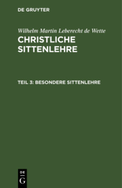 Besondere Sittenlehre