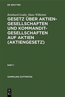 Gesetz über Aktiengesellschaften und Kommanditgesellschaften auf Aktien (Aktiengesetz)