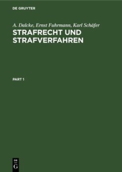 Strafrecht und Strafverfahren