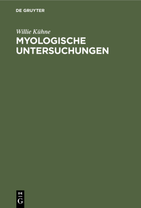 Myologische Untersuchungen