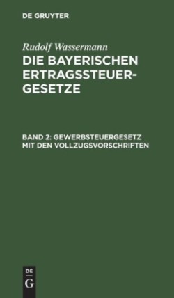 Gewerbsteuergesetz Mit Den Vollzugsvorschriften