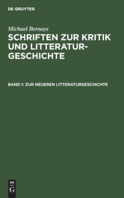 Zur Neueren Litteraturgeschichte