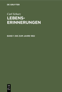 Bis Zum Jahre 1852