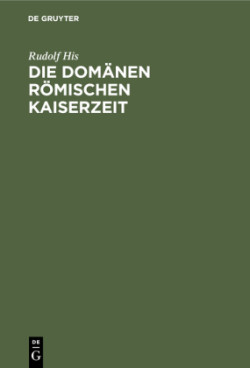 Domänen Römischen Kaiserzeit