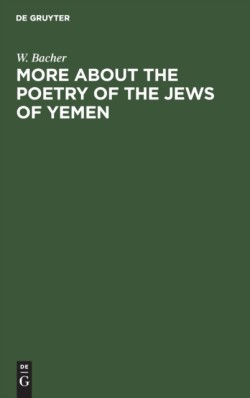 More about the Poetry of the Jews of Yemen