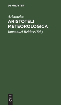 Aristoteli Meteorologica
