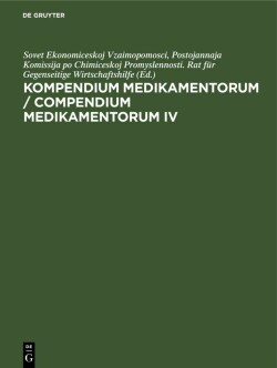 Kompendium Medikamentorum / Compendium Medikamentorum. IV.