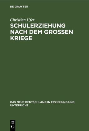 Schulerziehung Nach Dem Gro�en Kriege