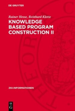 Knowledge Based Program Construction II