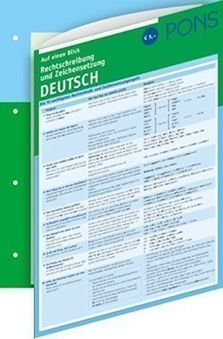 PONS Rechtschreibung und Zeichensetzung auf einen Blick Deutsch
