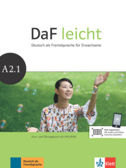 DaF leicht A2.1 –  Kurs- und Ubungsbuch, m. DVD-ROM