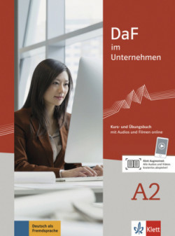 DaF im Unternehmen. A2 Kurs- und Übungsbuch mit Audios und Filmen online
