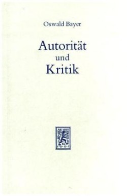 Autorität und Kritik