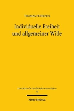 Individuelle Freiheit und allgemeiner Wille