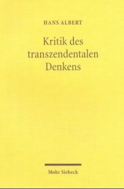 Kritik des transzendentalen Denkens