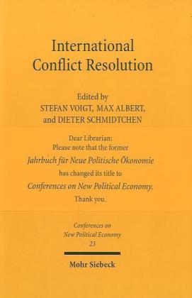 Conferences on New Political Economy