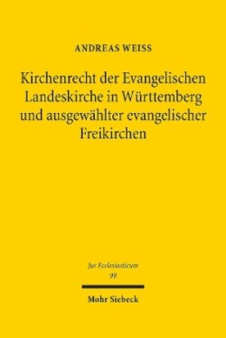 Kirchenrecht der Evangelischen Landeskirche in Württemberg und ausgewählter evangelischer Freikirchen