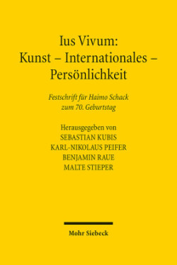 Ius Vivum: Kunst - Internationales - Persönlichkeit