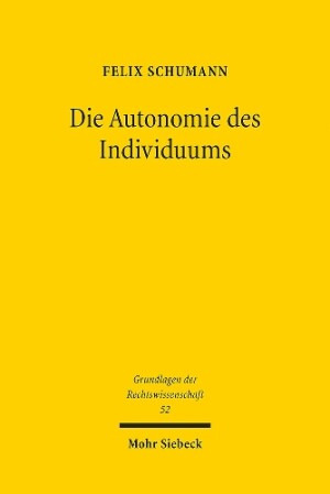 Die Autonomie des Individuums