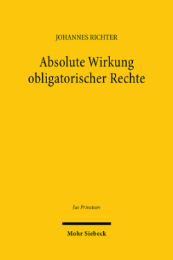 Absolute Wirkung obligatorischer Rechte