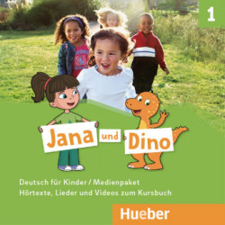 Jana und Dino Medienpaket 1 - 2 Audio-CDs zum Kursbuch + 1 DVD-Video