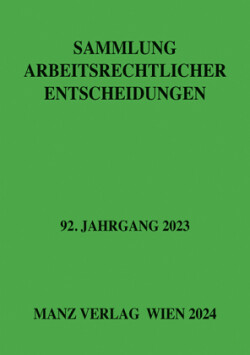 Sammlung arbeitsrechtlicher Entscheidungen