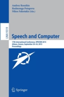 Speech and Computer