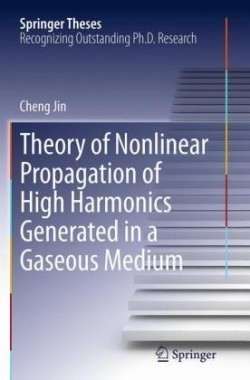 Theory of Nonlinear Propagation of High Harmonics Generated in a Gaseous Medium