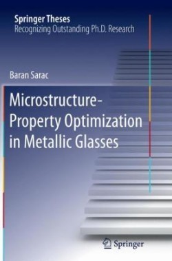 Microstructure-Property Optimization in Metallic Glasses