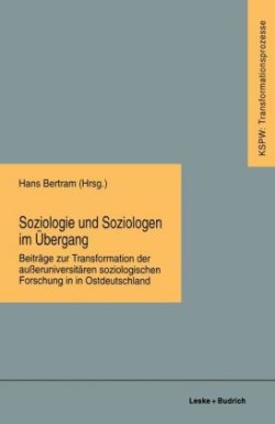 Soziologie und Soziologen im Übergang