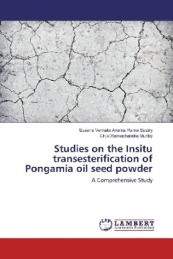 Studies on the Insitu transesterification of Pongamia oil seed powder