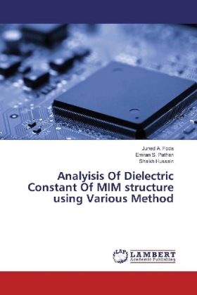 Analyisis Of Dielectric Constant Of MIM structure using Various Method