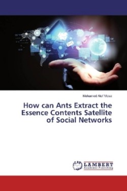 How can Ants Extract the Essence Contents Satellite of Social Networks