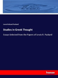 Studies in Greek Thought