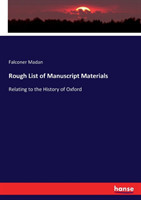 Rough List of Manuscript Materials