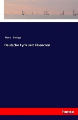 Deutsche Lyrik seit Liliencron