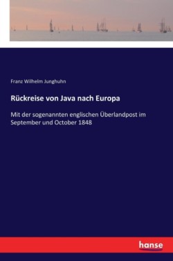 Rückreise von Java nach Europa