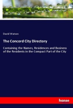 The Concord City Directory