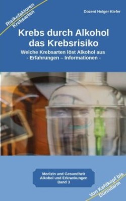 Krebs durch Alkohol das Krebsrisiko