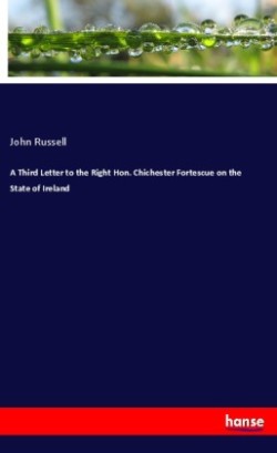 Third Letter to the Right Hon. Chichester Fortescue on the State of Ireland