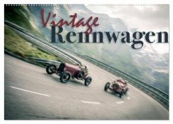 Vintage Rennwagen (Wandkalender 2024 DIN A2 quer), CALVENDO Monatskalender
